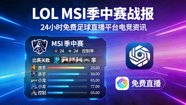 LOL MSI季中赛战报 - 24小时免费足球直播平台电竞资讯